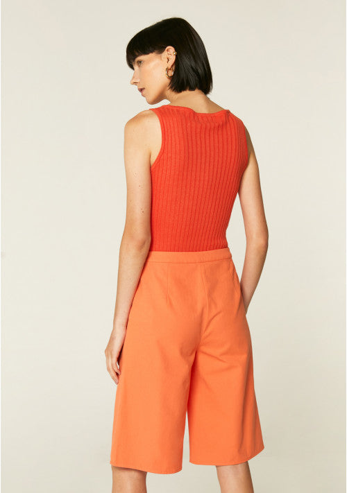 BERMUDA IN TWILL ARANCIONE