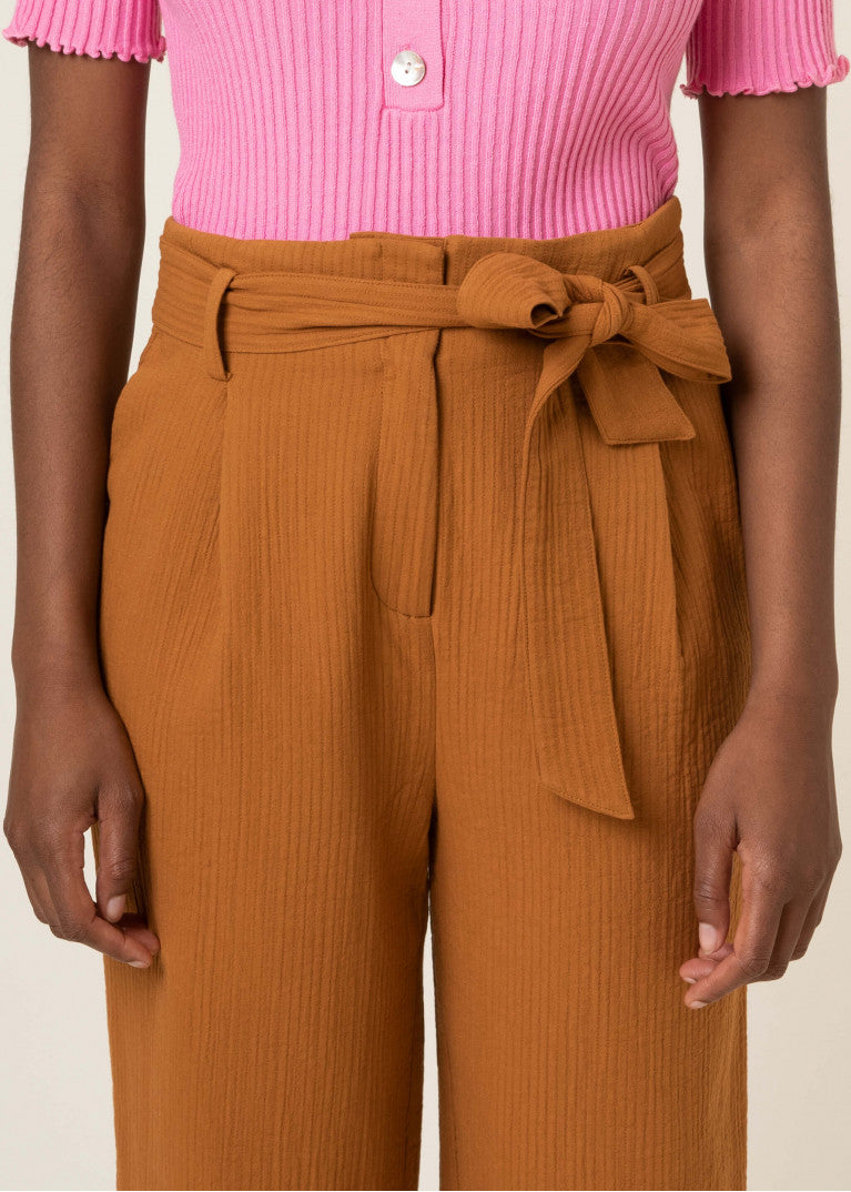 PANTALONI PRIMAVERILI IN GARZA DI COTONE