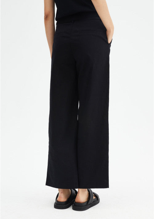 PANTALONI NERI IN COTONE